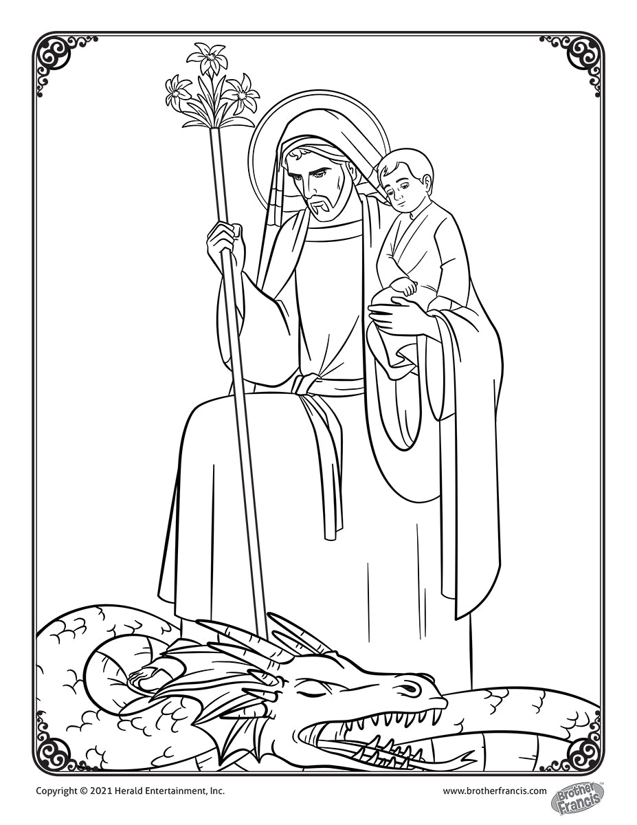 Download and Print - St. Joseph, Terror of Demons