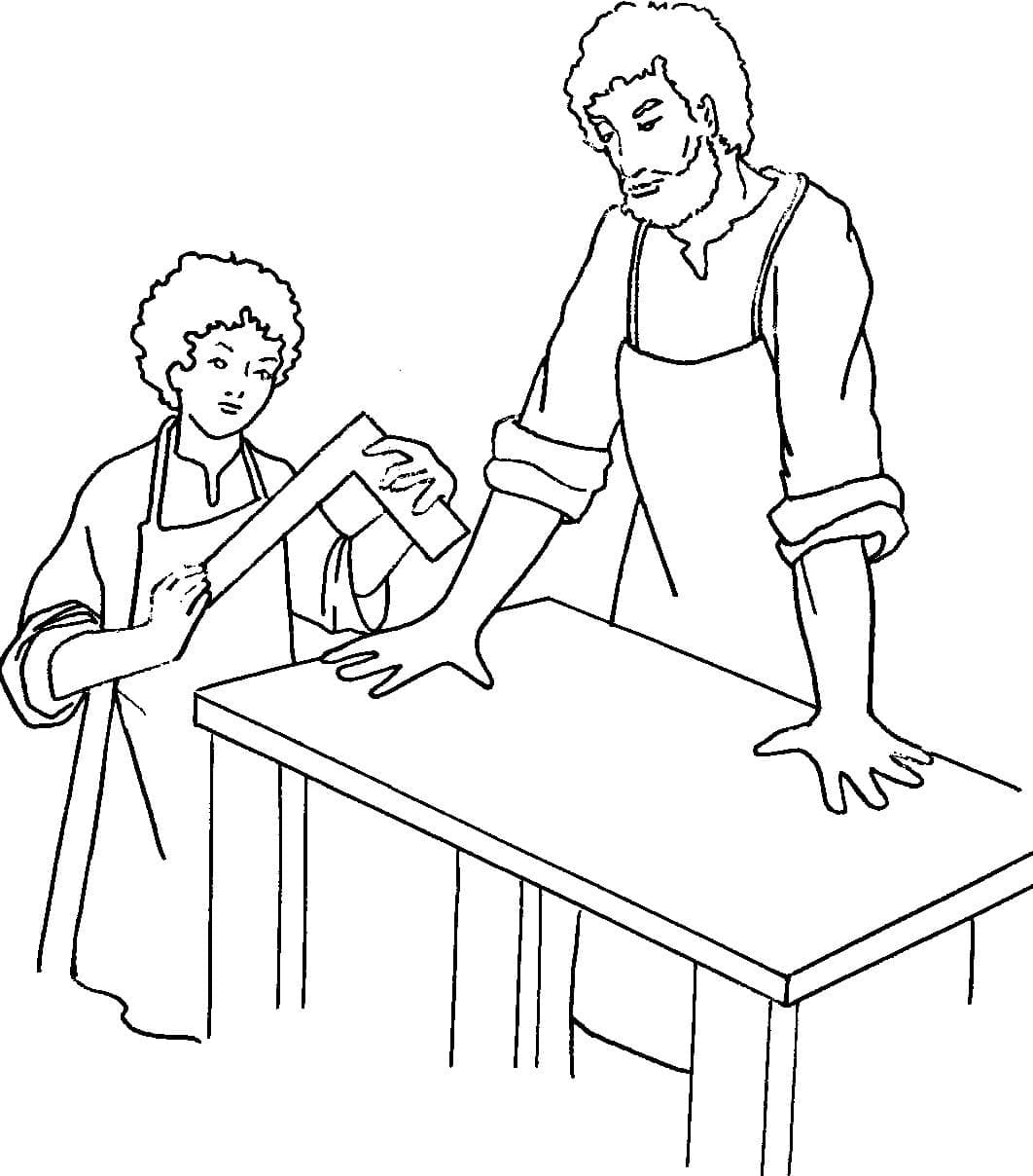 Saint Joseph Printable for Kids coloring page - Download, Print or ...