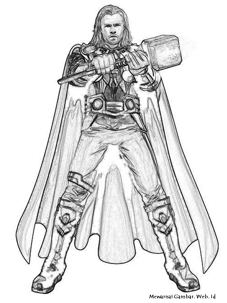 Thor #75840 (Superheroes) – Free Printable Coloring Pages