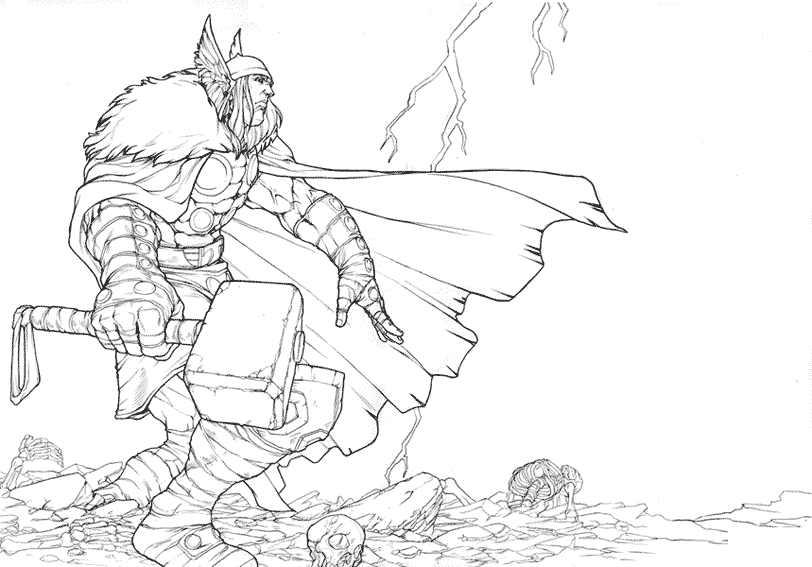 Thor #75869 (Superheroes) – Free Printable Coloring Pages