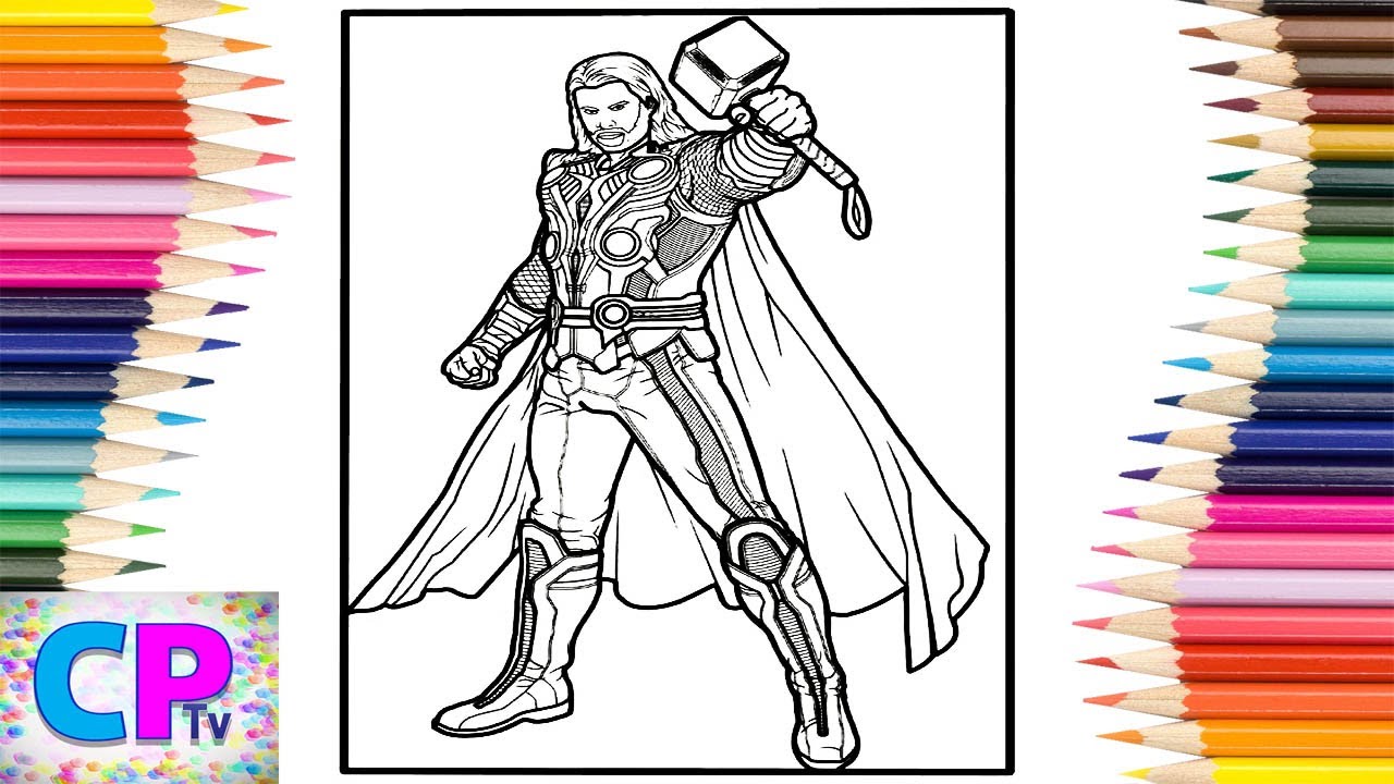Thor Coloring Pages/Thor Marvel/Disfigure - Blank/Exit Friendzone ft. Eden  - Iris [NCS Release]