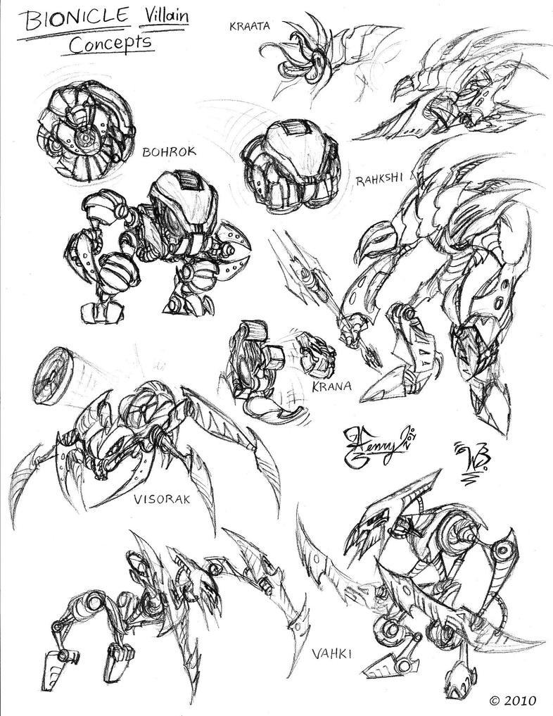 Bionicle coloring pages to download and print for free