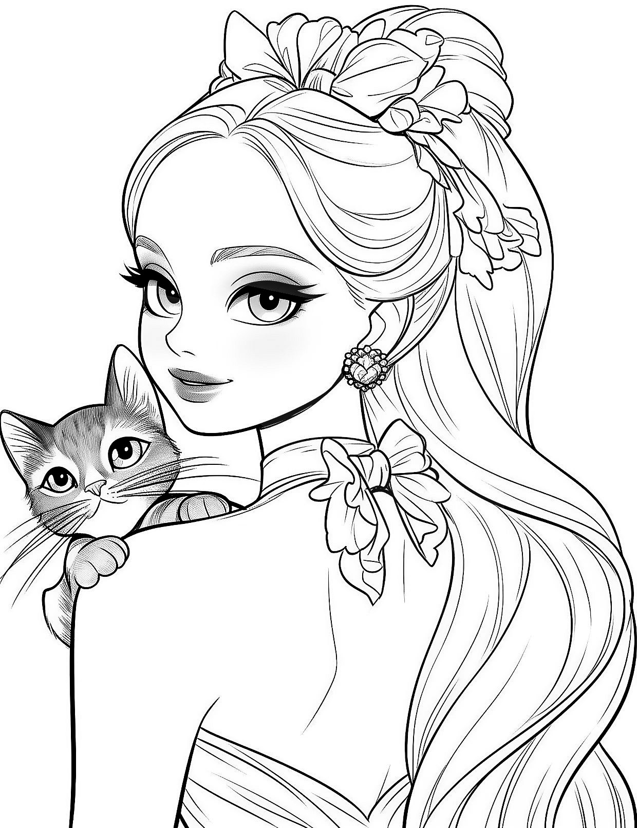 48 Barbie Coloring Pages For Kids And Adults - Our Mindful Life