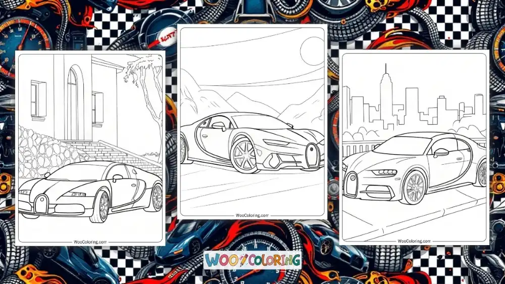 Supercar Coloring Pages - Free & Printable!