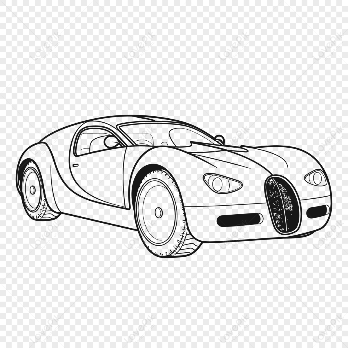 54+ Printable Bugatti Coloring Pages PDF: From Chiron to Veyron