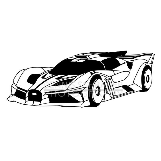 Bugatti in the City coloring page - Download, Print or Color ...