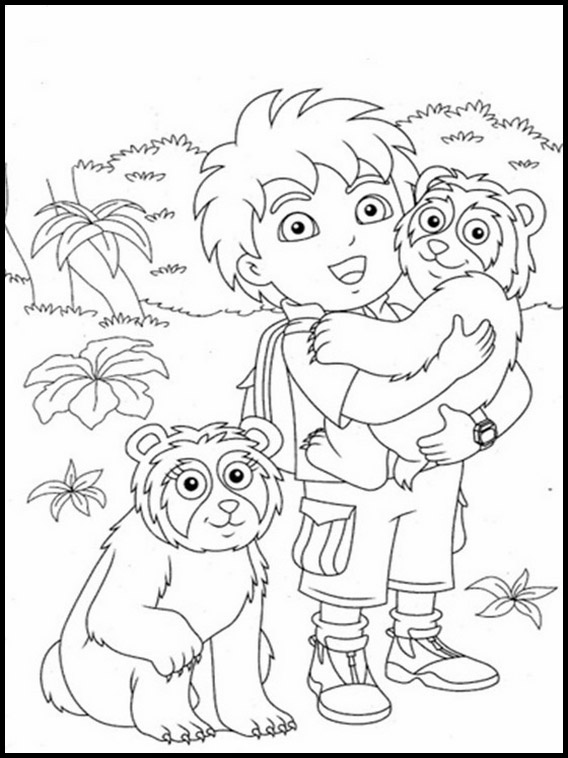 Go, Diego! Go! Coloring Sheet 24