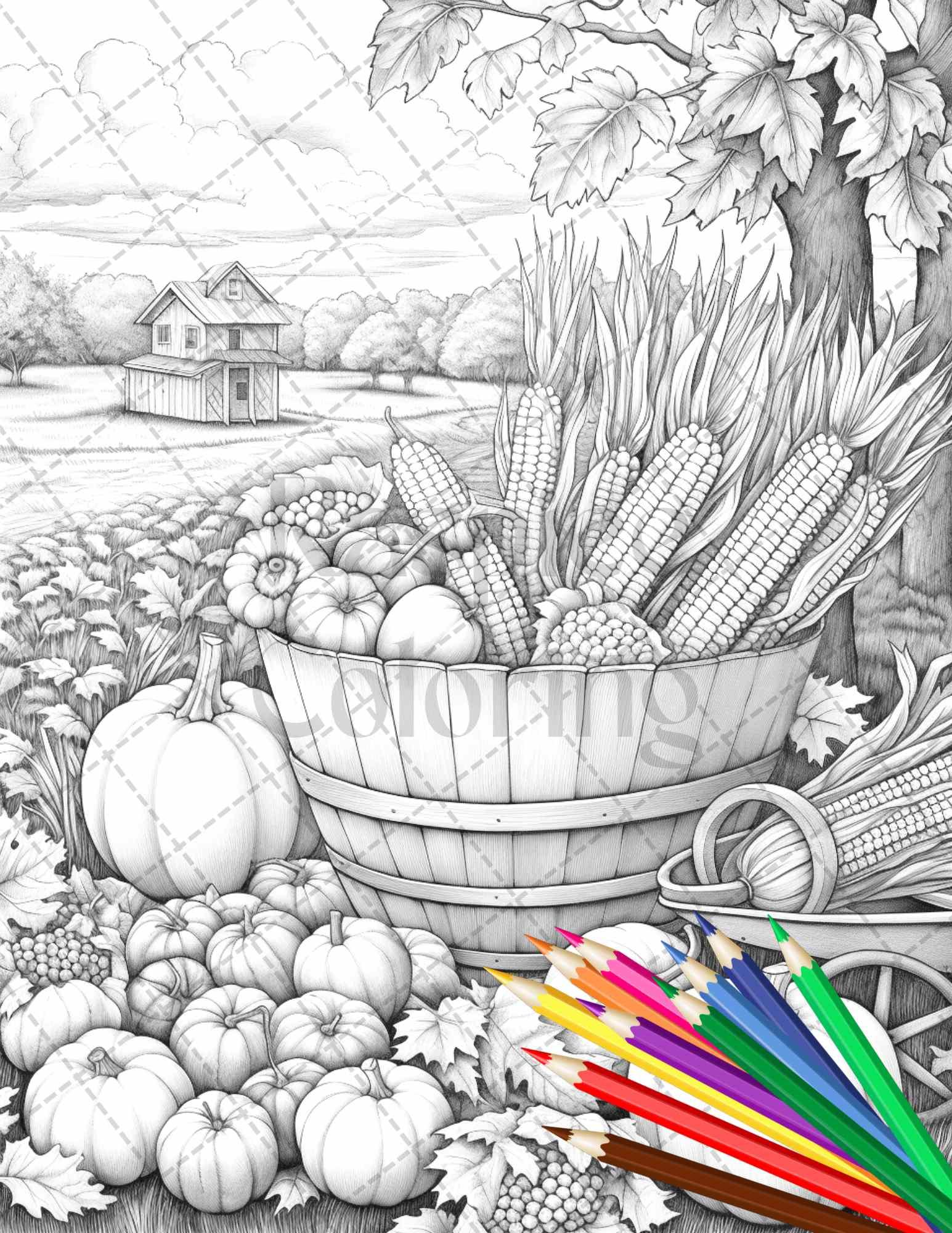 Autumn/Fall | Free Coloring Pages | crayola.com
