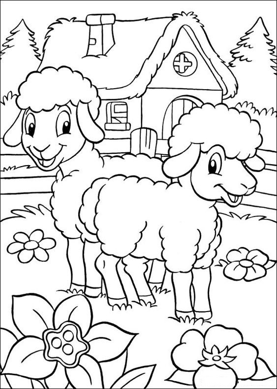 pages to color for free easter lamb coloring pages ...