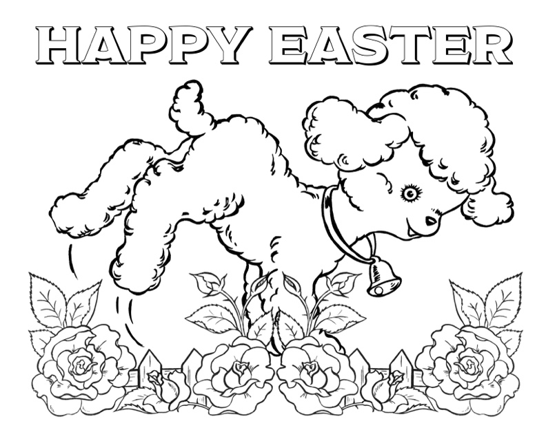 14 Easter Pictures to Color! - The Graphics Fairy