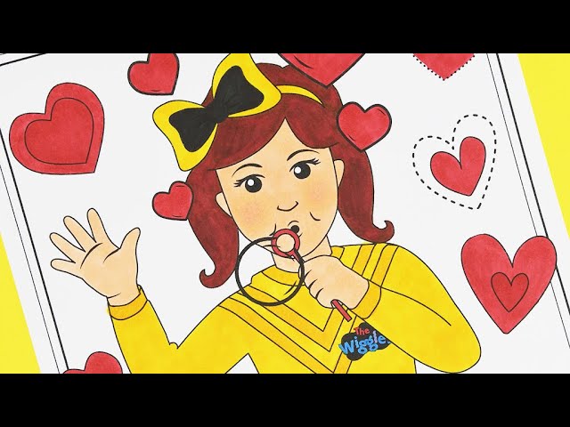 The Wiggles Coloring Fun with Emma Wiggle