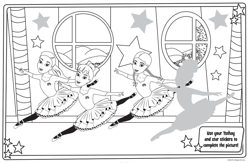 Wiggles A Rainy Day Sticker Colouring