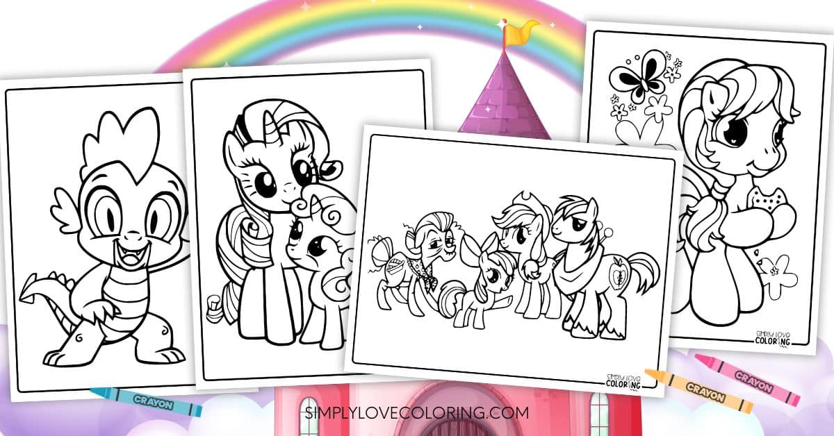 88 My Little Pony Coloring Pages (Free PDF Printables) - Simply ...