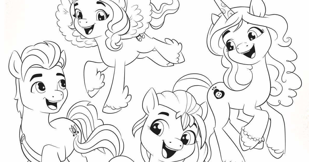Free Printable My Little Pony Coloring Page - Mama Likes This