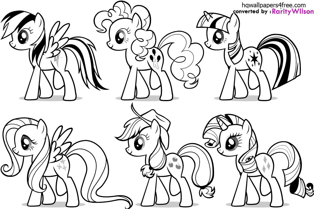 My Little Pony #41872 (Cartoons) – Free Printable Coloring Pages