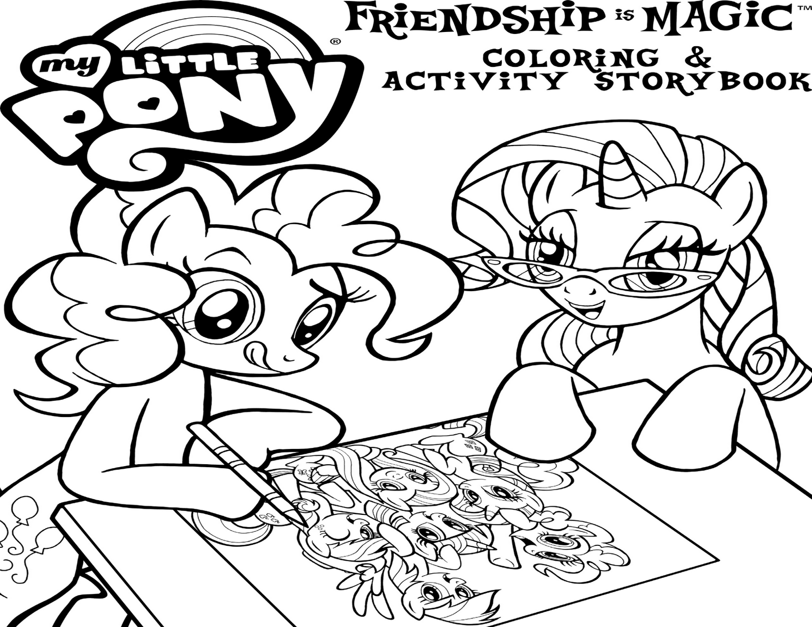 My Little Pony #42098 (Cartoons) – Free Printable Coloring Pages