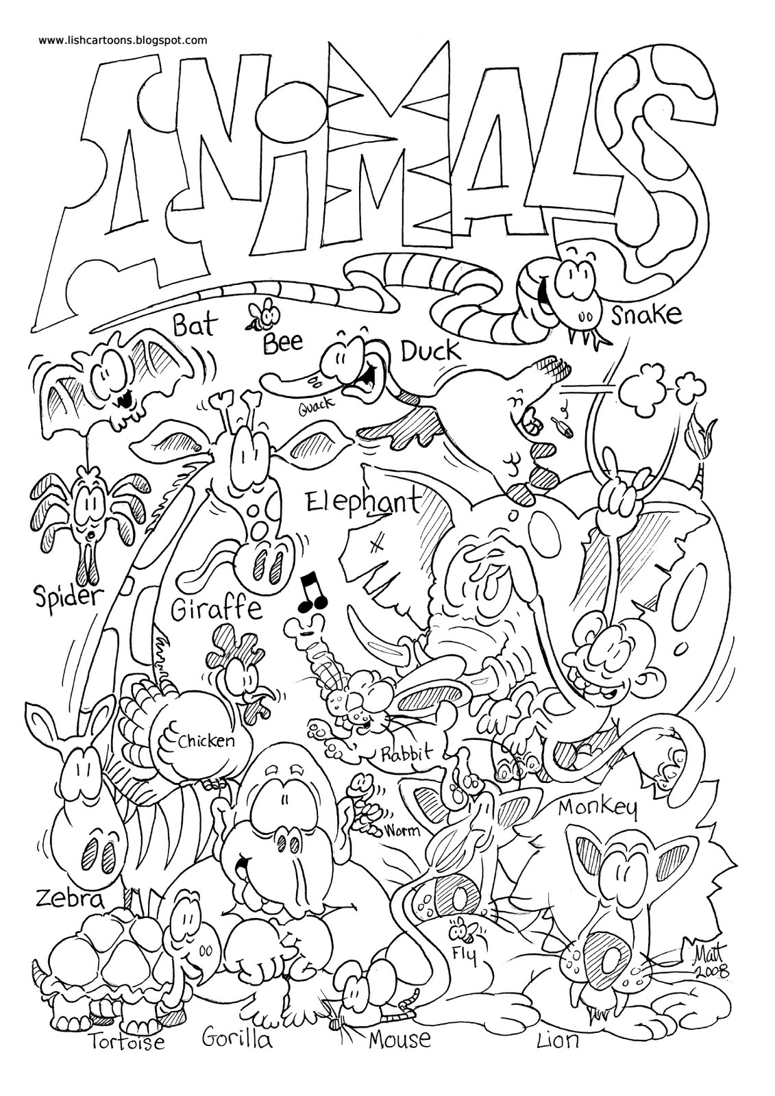 Zoo #12740 (Animals) – Free Printable Coloring Pages