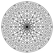 30 Interesting Geometric Coloring Pages For Your Little Learner