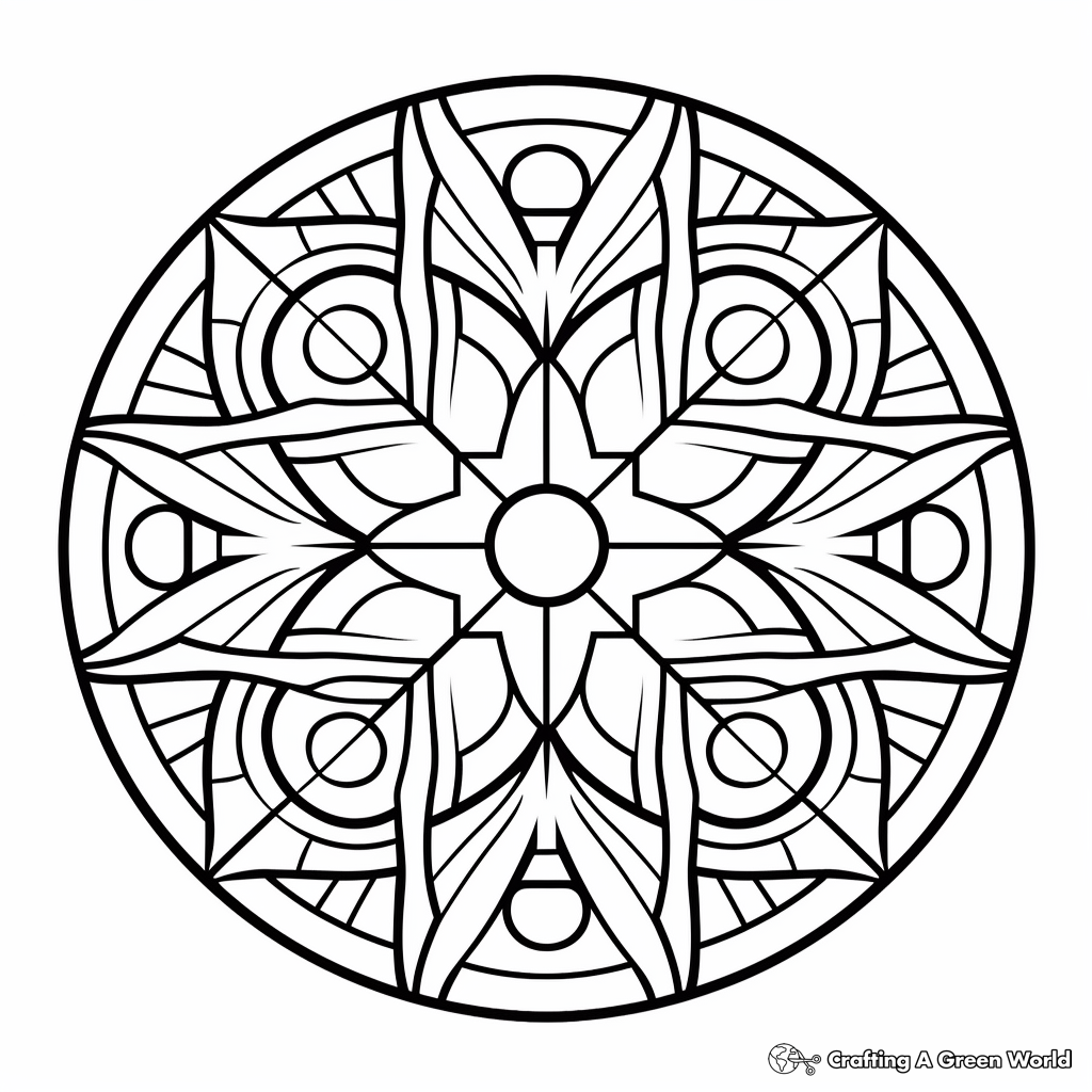 Geometric Coloring Pages - Free & Printable!