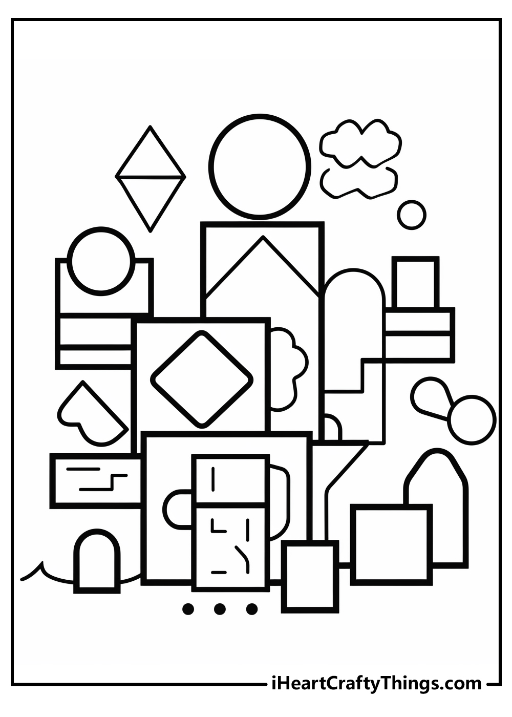 Free Geometric Coloring Pages: 15 PDF Printables To Download