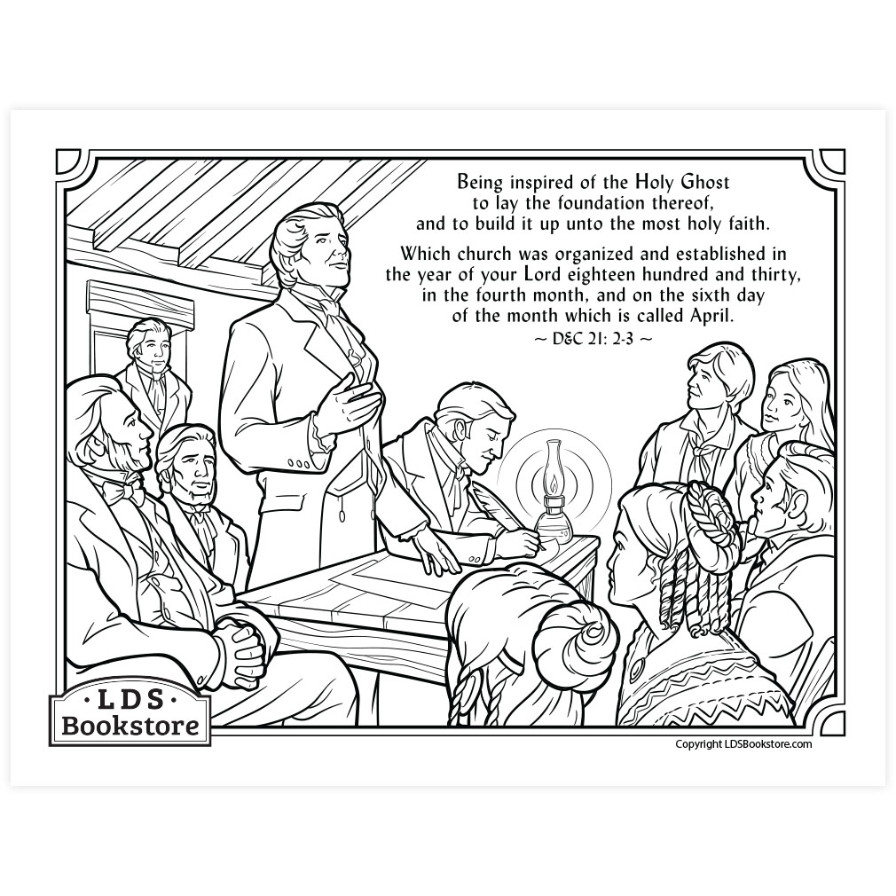 The Organization of the Church Coloring Page - Printable ...