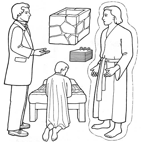 missionary coloring page | LDS Lesson Ideas