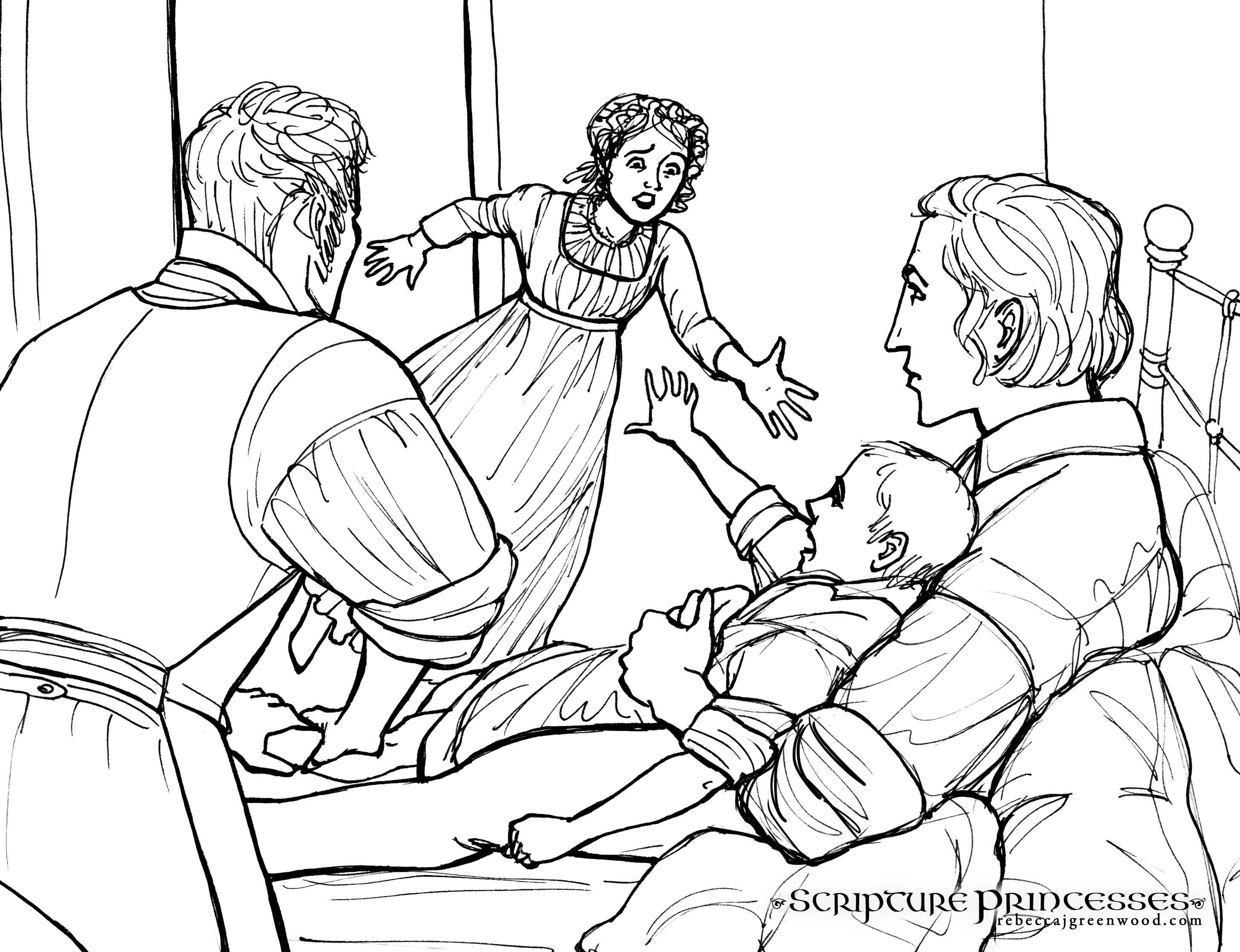 FREE Coloring Page: Lucy Mack Smith – Rebecca J. Greenwood
