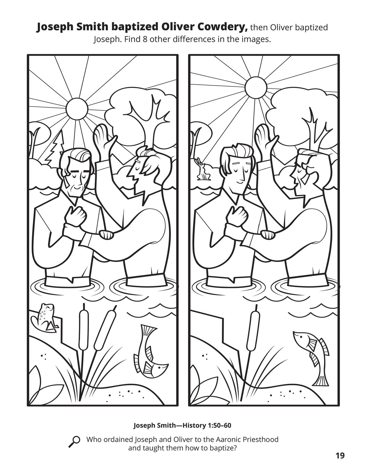 Joseph and Oliver Are Baptized