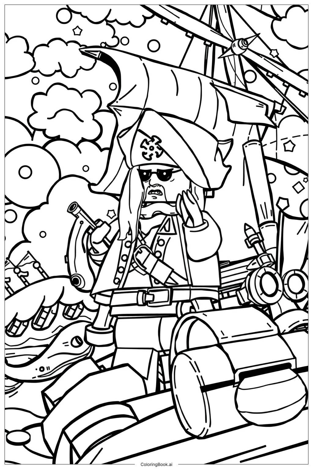 50 lego coloring pages (Free PDF & PNG Printables)