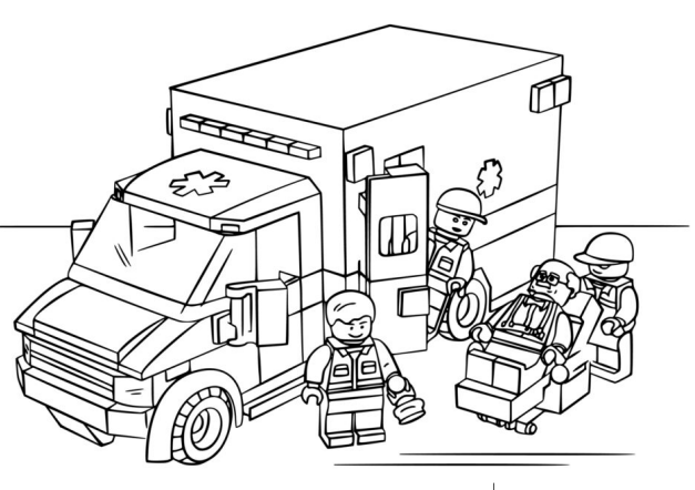 LEGO: Fun in LEGO City! Coloring pages | Made By Teachers