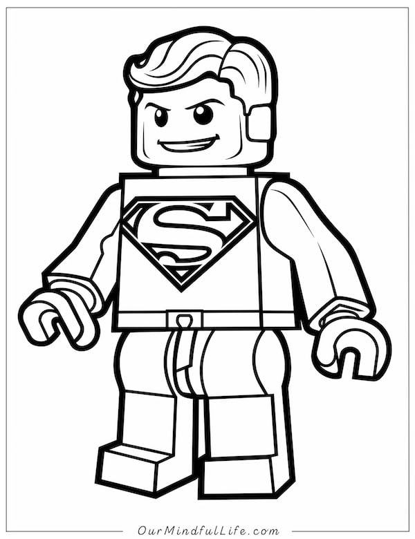 51 Super Fun Lego Coloring Pages [Free Printables] - Our Mindful Life