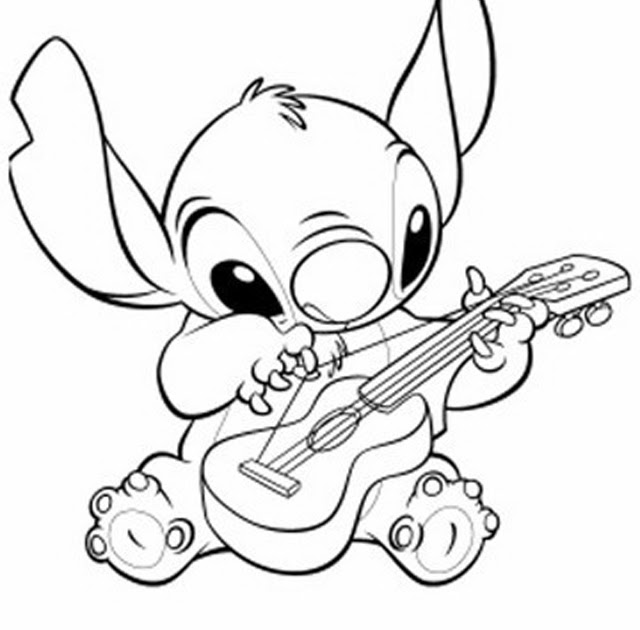 DISNEY COLORING PAGES: LILO AND STITCH COLORING SHEETS