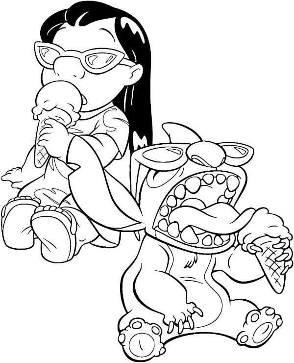 New Lilo & Stitch Coloring Pages Released