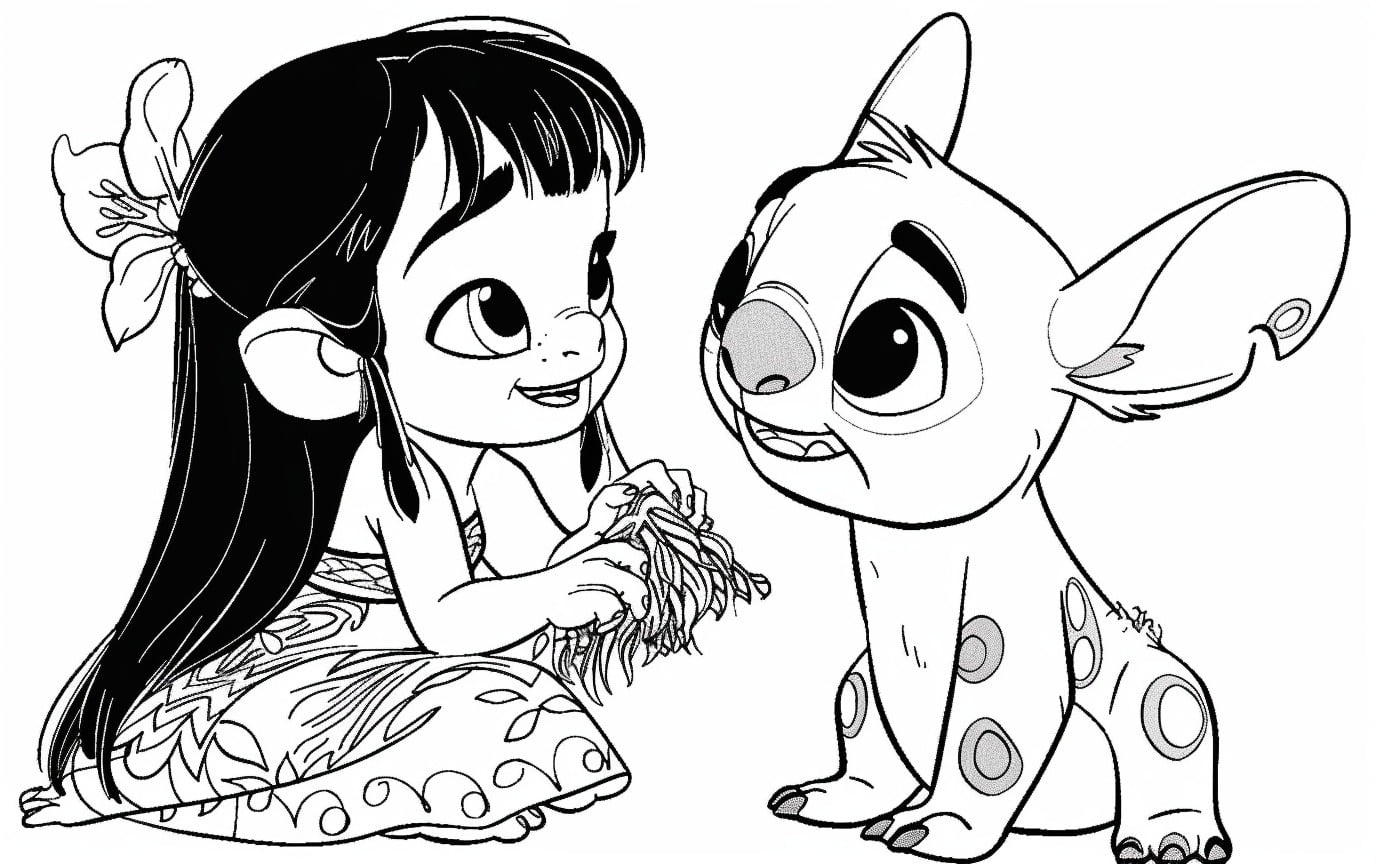 139 Lilo And Stitch coloring pages: Images coloring pages