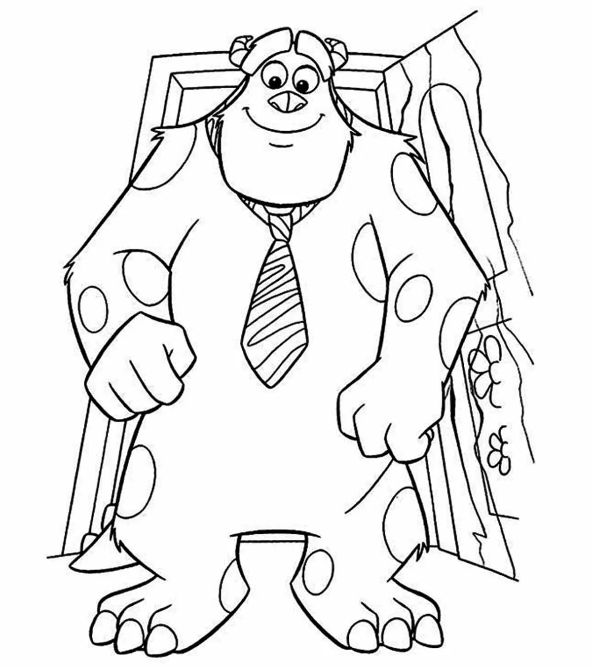 Top 20 Cute Monsters, Inc. Coloring Pages For Your Toddler