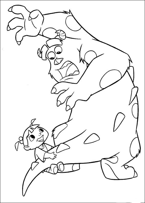 Coloring Book Monsters Inc. 82