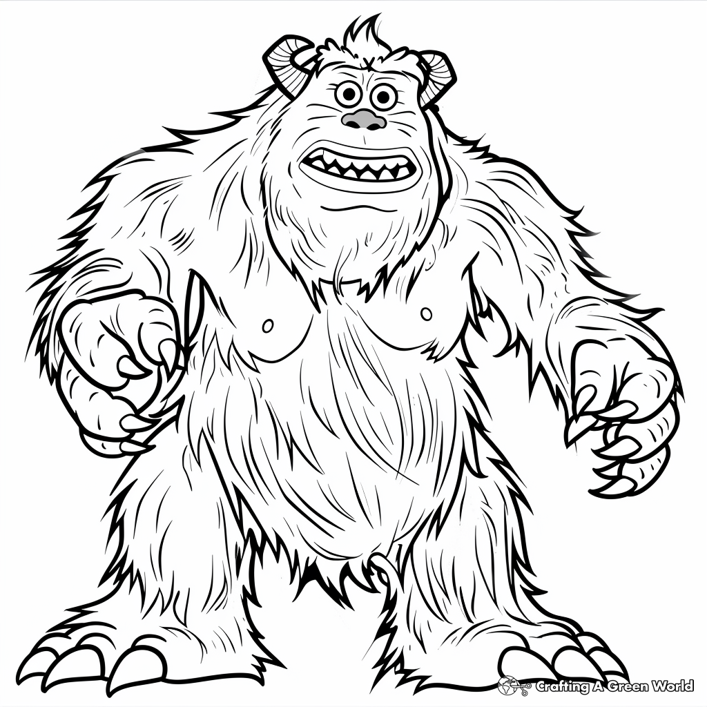 Monsters Inc Coloring Pages - Free & Printable!