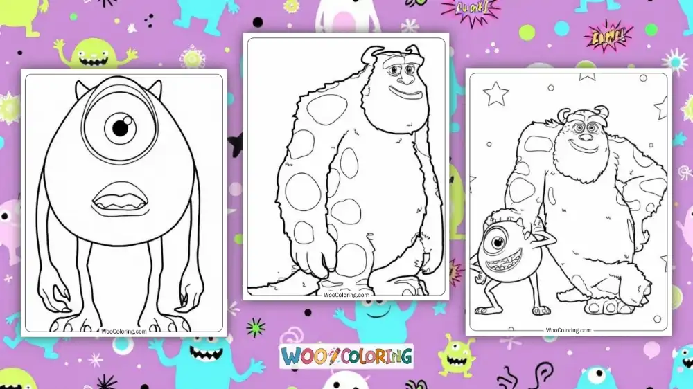 Monsters Inc. Coloring Pages