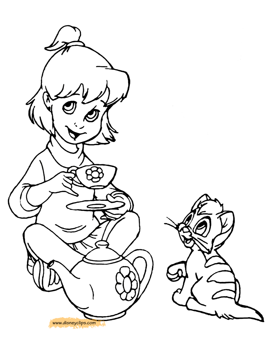 Oliver and Company Coloring Pages | Disneyclips.com
