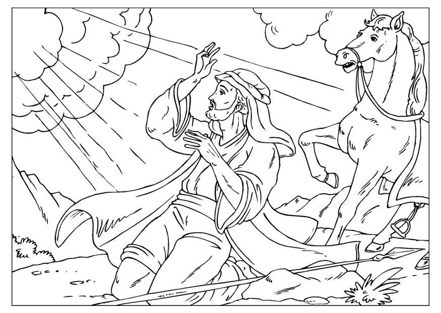 Paul coloring pages | Sunday school coloring pages, Bible coloring ...