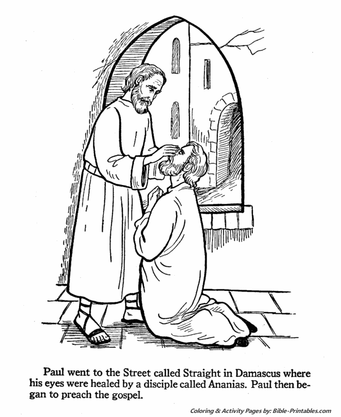 Bible Story Coloring Page for Paul is Shipwrecked | Free Bible ...