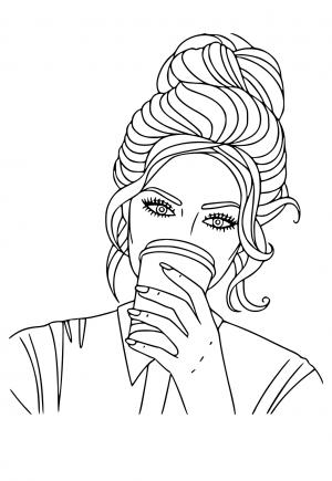 5 Free Printable People Coloring Pages, Sheets and Pictures for ...