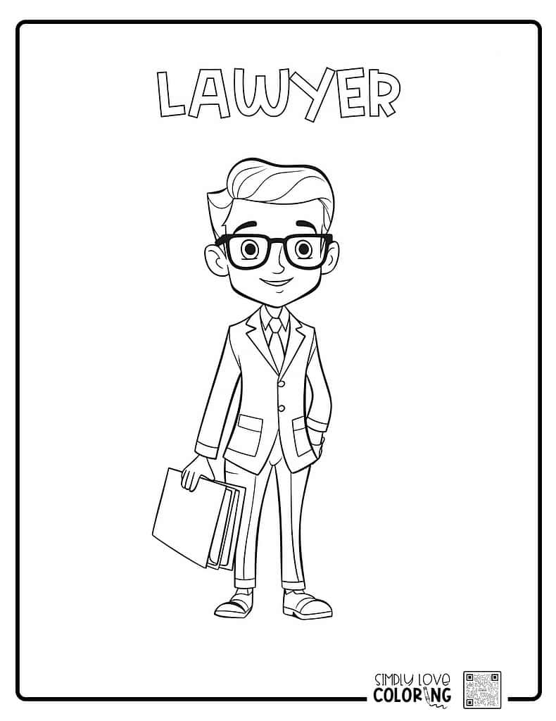 132 Professions Coloring Pages (Free PDF Printables) - Simply Love ...