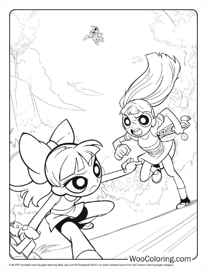 100+ Cartoon coloring pages (Free PDF To Print) | Woo Coloring