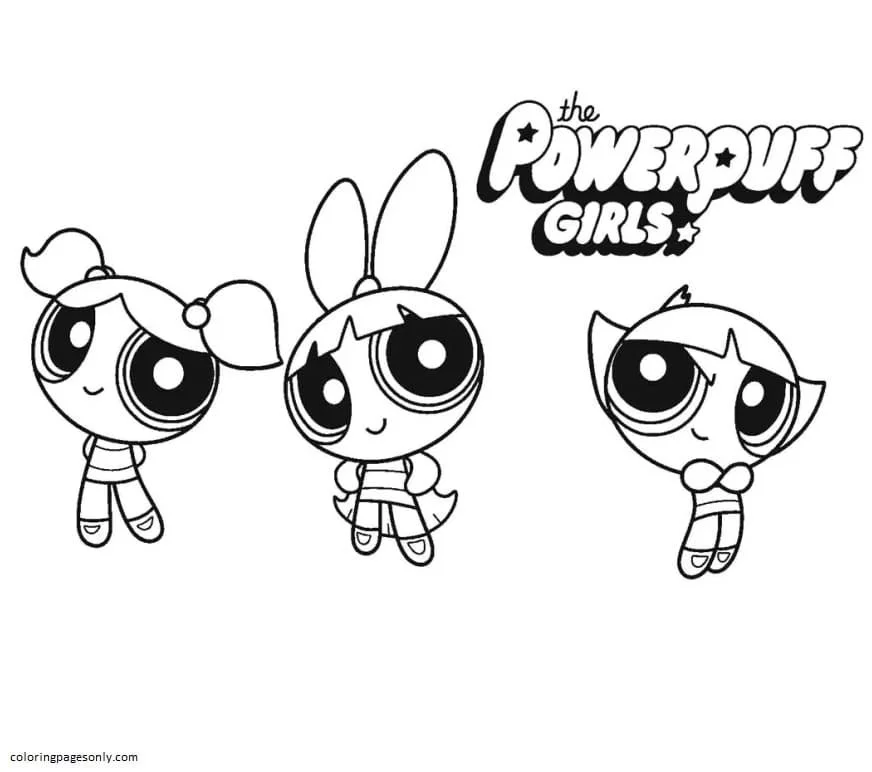 Powerpuff Girls Coloring Pages to Print - Free Printable Coloring ...