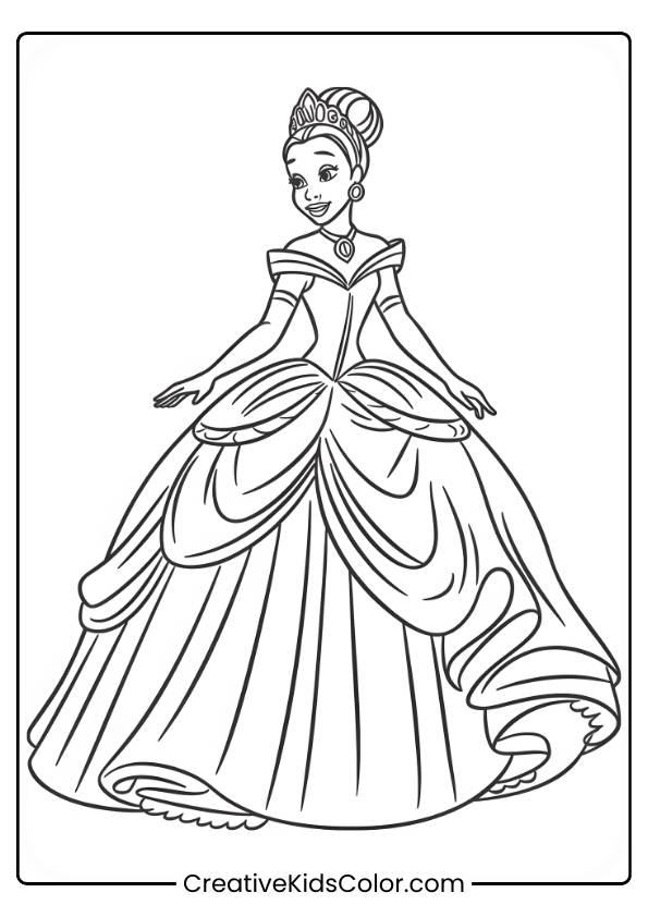 Princess Coloring Pages (Free Printable PDFs)