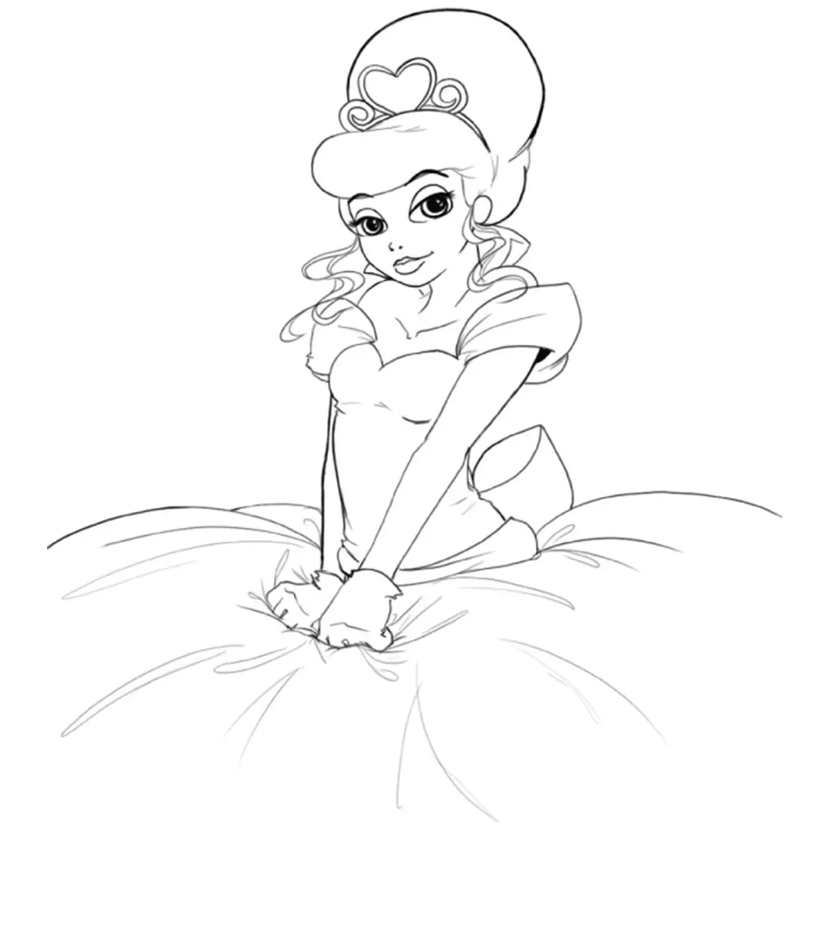 Top 30 Free Printable Princess and The Frog Coloring Pages