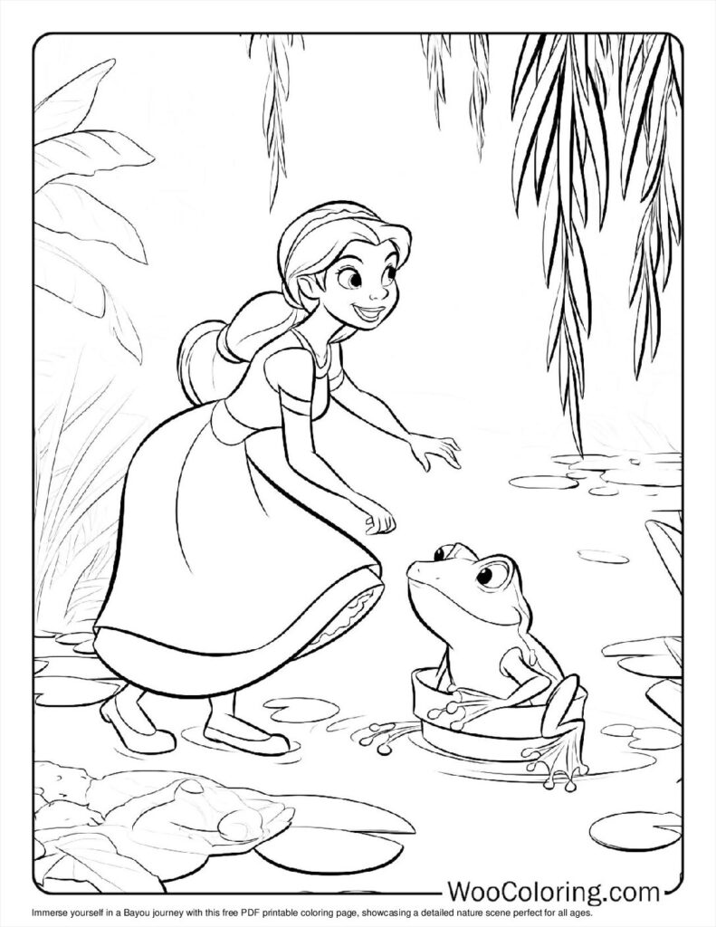 100+ Princess And The Frog coloring pages (Free PDF To Print ...