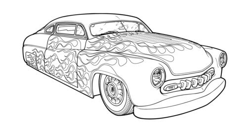 Car Coloring Pages – Printable Coloring Pages. FREE
