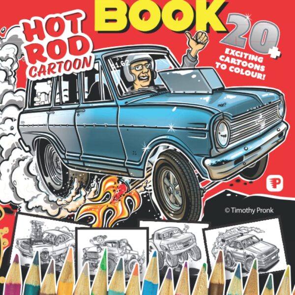 Hot Rods Coloring Book